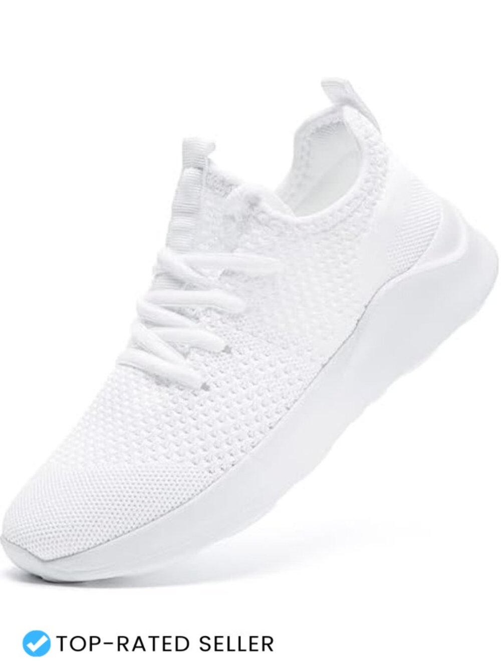 Women's Lightweight Breathable Mesh Athletic Sneakers Lace-Up Walking Tennis